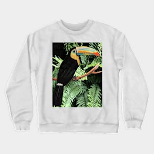 Toucan in the Ferns Crewneck Sweatshirt